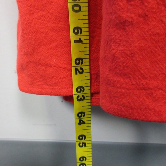 RNWY Runaway Remy Maxi Tank Dress XXL Orange Cotton Tiered Tie Boho Summer 510 - Picture 11 of 12